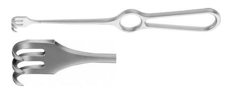 ФОЛЬКМАН РЕТРАКТОР 3-ЗУБ. SHP 9X13MM 220MM